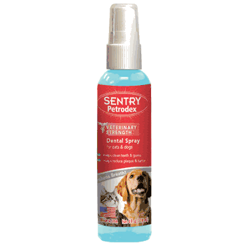 Sentry Petrodex Dental Spray para perros y gatos 4 oz