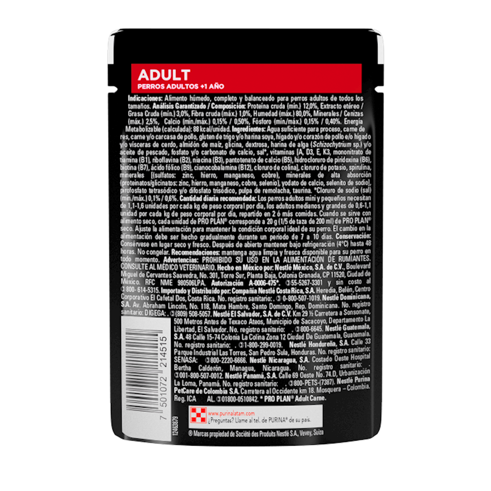Pro Plan Pouch Adulto Carne en Salsa