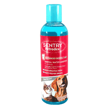 Sentry Petrodex Aditivo de agua dental para gatos y perros 16oz