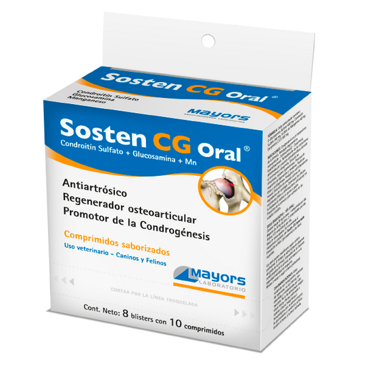 SOSTEN CG ORAL CAJA 80 TAB. SABORIZADOS (Regenerador osteoarticular)