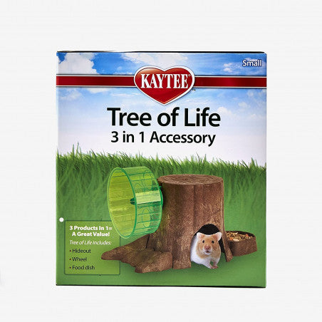 TREE OF LIFE SMALL– ACCESORIOS DE HÁBITAT - 3 EN 1