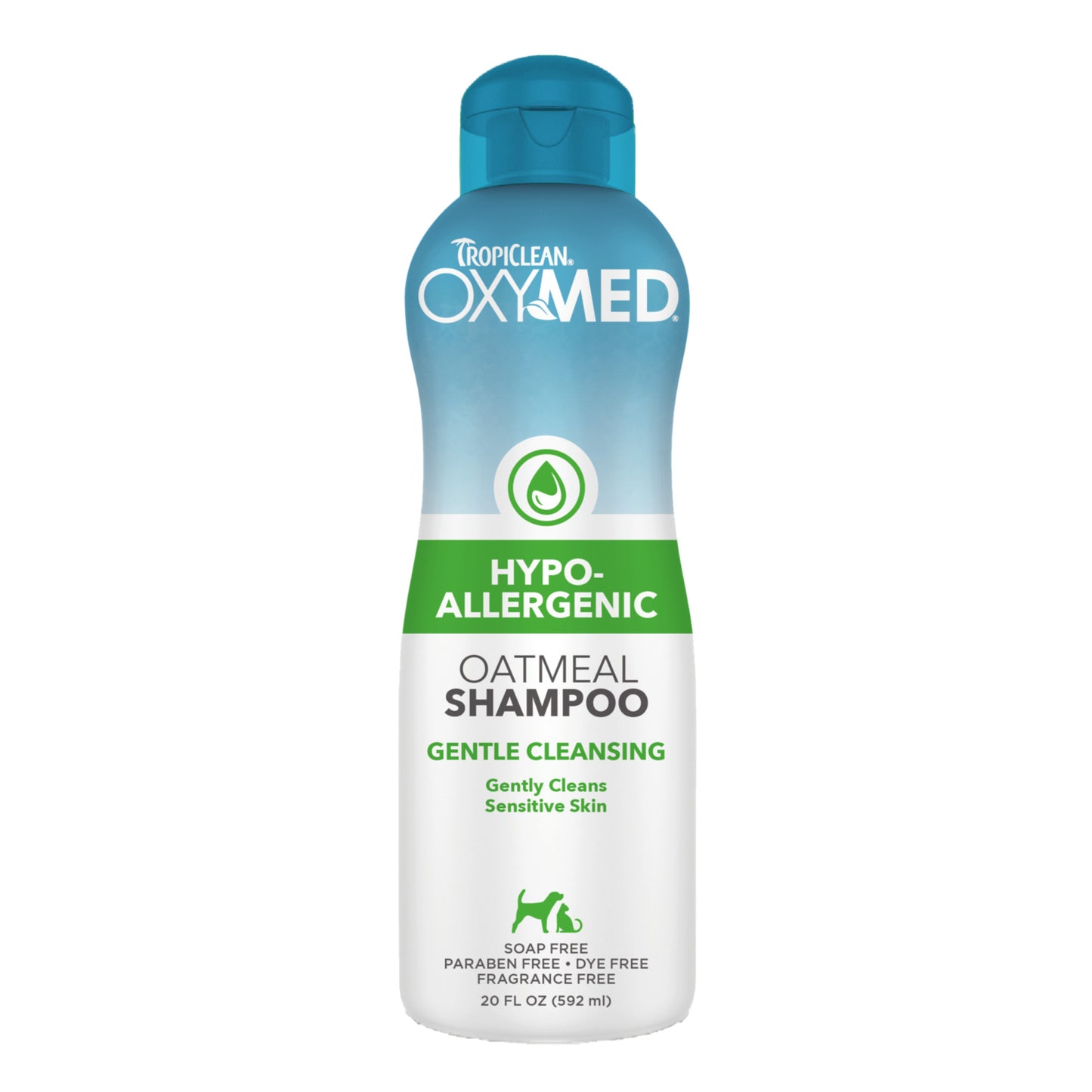 TROPICLEAN OXY MED HYPO-ALLERGENIC OATMEAL SHAMPOO