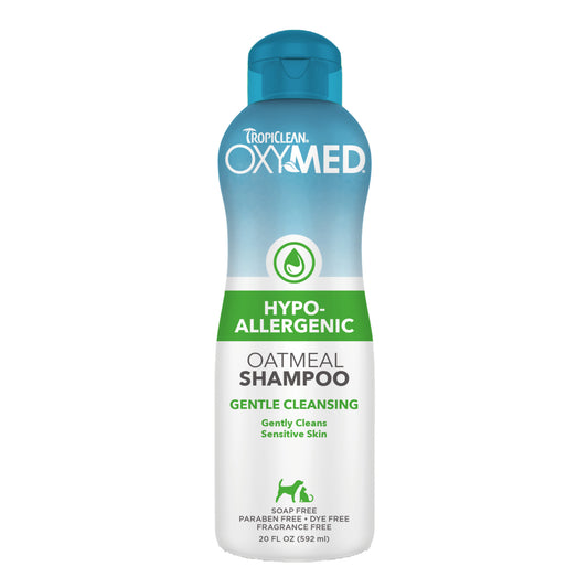 TROPICLEAN OXY MED HYPO-ALLERGENIC OATMEAL SHAMPOO